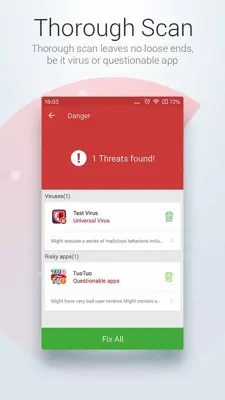 Antivirus Free - Virus Cleaner android App screenshot 1